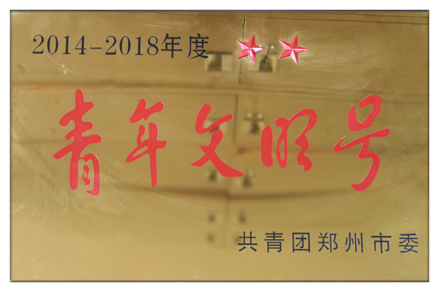 被共青团郑州市委授予青年文明号